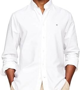 Tommy Hilfiger Men’s Long Sleeve Oxford Shirts in Regular Fit