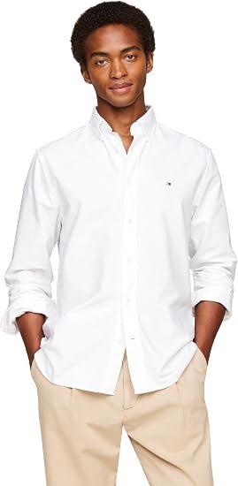 Tommy Hilfiger Men’s Long Sleeve Oxford Shirts in Regular Fit