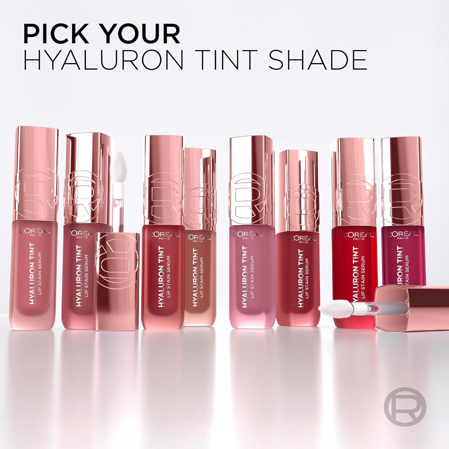 L'Oreal Paris Hyaluron Tint Lip Stain Serum, Long Lasting, Hydrating Lip Makeup Infused with Hyaluronic Acid, 635 Worth It Medium - Image 2