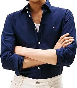 Tommy Hilfiger Men’s Long Sleeve Oxford Shirts in Regular Fits