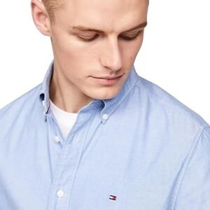 Tommy Hilfiger Men's Long Sleeve Oxford Shirts in Regular Fit