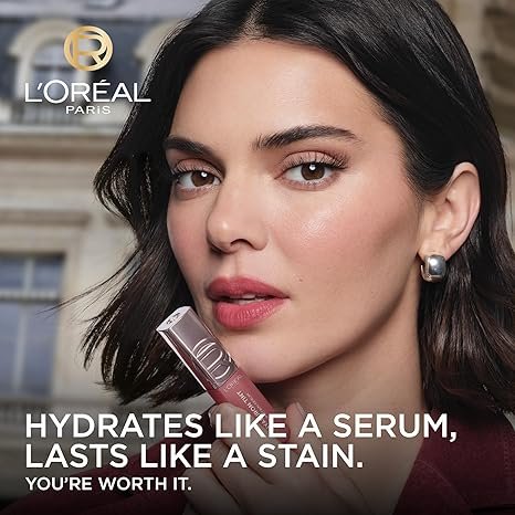 L'Oreal Paris Hyaluron Tint Lip Stain Serum, Long Lasting, Hydrating Lip Makeup Infused with Hyaluronic Acid, 635 Worth It Medium - Image 4
